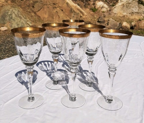 Tiffin water goblets clear - 6,
