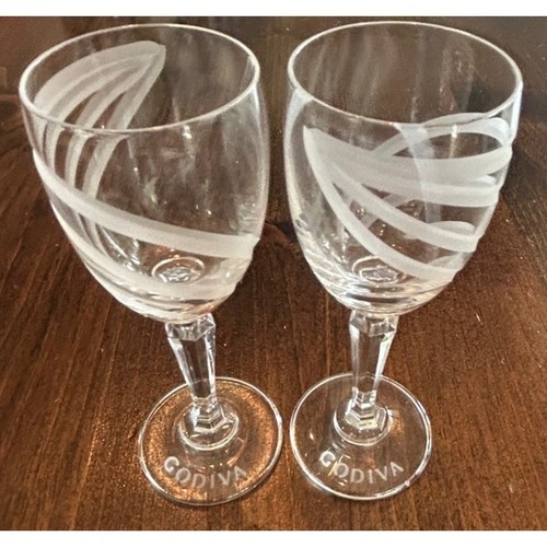 Godiva cordial glasses - glasses, of