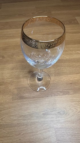 Vintage glass goblet - vintage, with