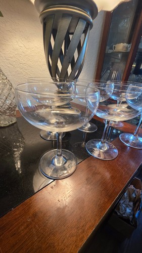 Set clear glass coupe - 6,