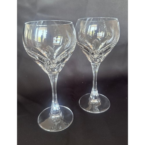 Vintage crystal wine - wine, glasses